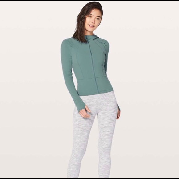 lululemon athletica Tops - Lululemon Move With Ease Jacket, Mystic Green, 12